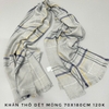 MS100 - Khăn thô phủ len mỏng bản to