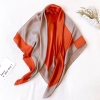 Khăn lụa 90cm trơn mix 2 màu