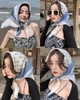 Khăn lụa họa tiết nhí