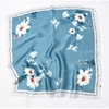 70cm Khăn lụa họa tiết hoa