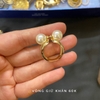 Vòng giữ khăn dạng nhẫn đính trai