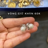 Vòng giữ khăn dạng nhẫn đính trai