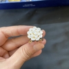 Vòng giữ khăn hình hoa dạng nhẫn xỏ