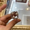 Vòng giữ khăn 3 cạnh đính trai
