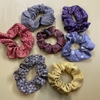 MS35 - Chun buộc tóc handmade vải lụa auth (ko tag)