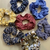 MS35 - Chun buộc tóc handmade vải lụa auth (ko tag)