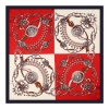 Khăn lụa họa tiết cỡ 70x70cm
