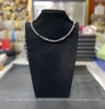 Vòng cổ trai thật 7.3 li khóa hợp kim dáng choker