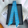 Khăn lụa twilly bản vát dài 90x5cm