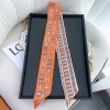 Khăn lụa twilly bản vát dài 90x5cm