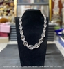MS65 - Vòng cổ pha lê trắng cắt giác hạt to
