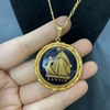 MS106 -   Dây chuyền hợp kim mặt gốm Lanvin