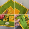 MS44 - Khăn lụa Gucci tone xanh cam
