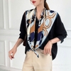 Khăn lụa vuông bản to 90x90cm choàng áo