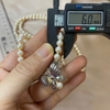 MS121-  Vòng cổ ngọc trai akoya tone vàng khóa bướm hàng VIP
