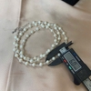 MS122-  Vòng cổ ngọc trai mix hạt cườm, pha lê dáng dài