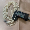 MS128 -  Vòng cổ ngọc trai hạt gạo nhiều sợi