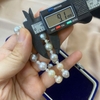 MS129 -  Vòng cổ ngọc trai akoya tone trắng phối xám