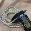 MS 78 - Vòng cổ trai gạo bóng hạt to 3 tầng