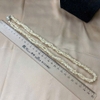 MS91 -  Vòng cổ ngọc trai hạt dị thô sợi dài 2 sợi
