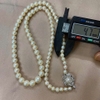 MS56 - Vòng cổ ngọc trai akoya hạt tròn đuổi khóa bạc