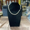MS55 - Vòng cổ ngọc trai nước mặn hạt dị akoya, khóa bạc