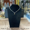 MS68 - Vòng cổ ngọc trai nhí hạt dị tone trắng xanh choker