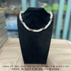 MS45 - Vòng cổ ngọc trai mix đá thạch anh tím