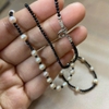 MS145 -  Vòng cổ đá spinel mix trai thật