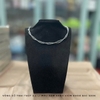 MS108 -  Vòng cổ ngọc trai xanh xám sợi đôi