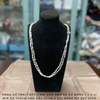 MS154 -  Vòng cổ ngọc trai sợi đôi dài mix đá thạch anh