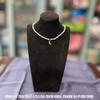 MS182 -  Vòng cổ ngọc trai mặt charm lông vũ