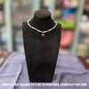 MS183 -  Vòng cổ ngọc trai mặt charm hoa 5 cánh