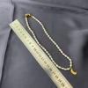 MS182 -  Vòng cổ ngọc trai mặt charm lông vũ