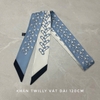 Khăn lụa twilly bản vát dài 5x120cm