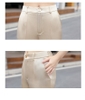Quần satin dây kéo
