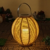 Đèn lồng quấn dây gai dầu chạy bằng năng lượng mặt trời