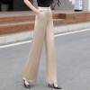 Quần satin dây kéo
