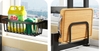 Giàn phơi bát CÓ CỬA CHỐNG BỤI tặng kèm 5 món phụ kiện (Mẫu 2)