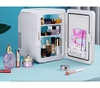 Tủ lạnh mini mặt gương đựng mỹ phẩm (dùng được tại nhà và trên ô tô)