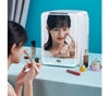 Tủ lạnh mini mặt gương đựng mỹ phẩm (dùng được tại nhà và trên ô tô)