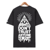 PREMI3R Áo thun illuminati Don't trust charcoal FT0032