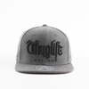 PREMI3R Nón Snapback THUG Big Logo Charcoal 빅 터그 빅로고 차콜 Size L