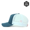 PREMI3R Nón lưỡi trai trơn BIG-Sponge Mesh plain baseball cap Blue B012 Size - L