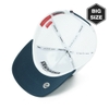 PREMI3R Nón lưỡi trai trơn BIG-Sponge Mesh plain baseball cap Blue B012 Size - L