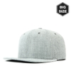 BIG- Plain snapback Melange B027 (L)