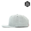 BIG- Plain snapback Melange B027 (L)