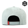 BIG- Plain snapback Melange B027 (L)