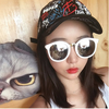 FLIPPER Nón lưỡi trai Dadha Flipper 4SKETCH black  4색 스케치 볼캡  FL394