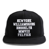 PREMI3R Nón hiphop FELTICS NY WILLIAMS BURG black ( FECA03 )